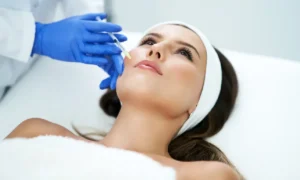 Subtle lip and cheek dermal filler results for a natural youthfulness.